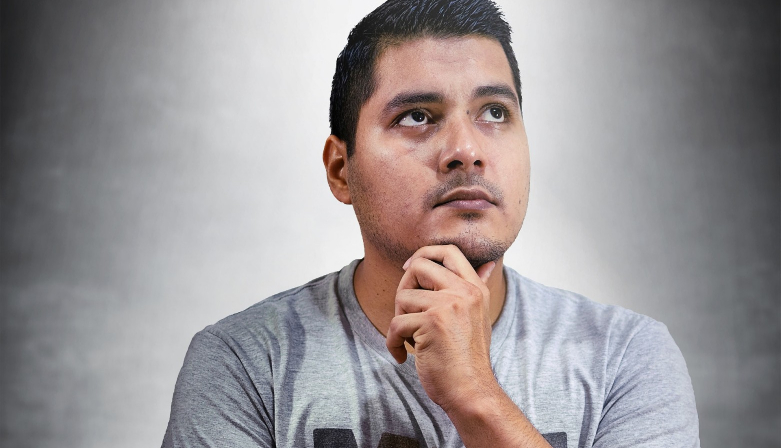 Man deep in thought