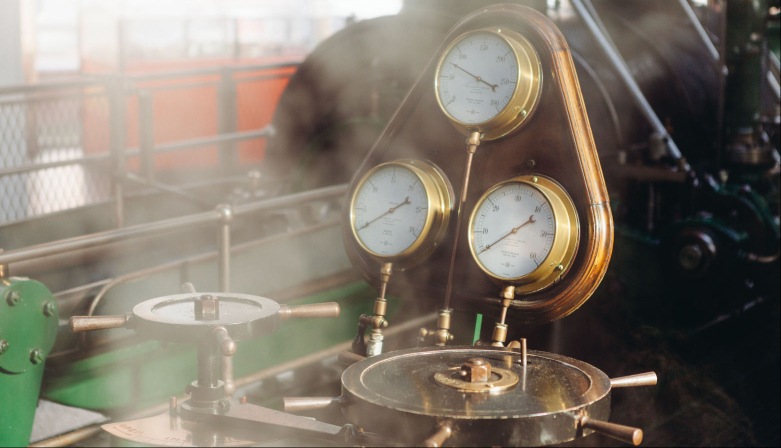 Pressure valves with steam rising